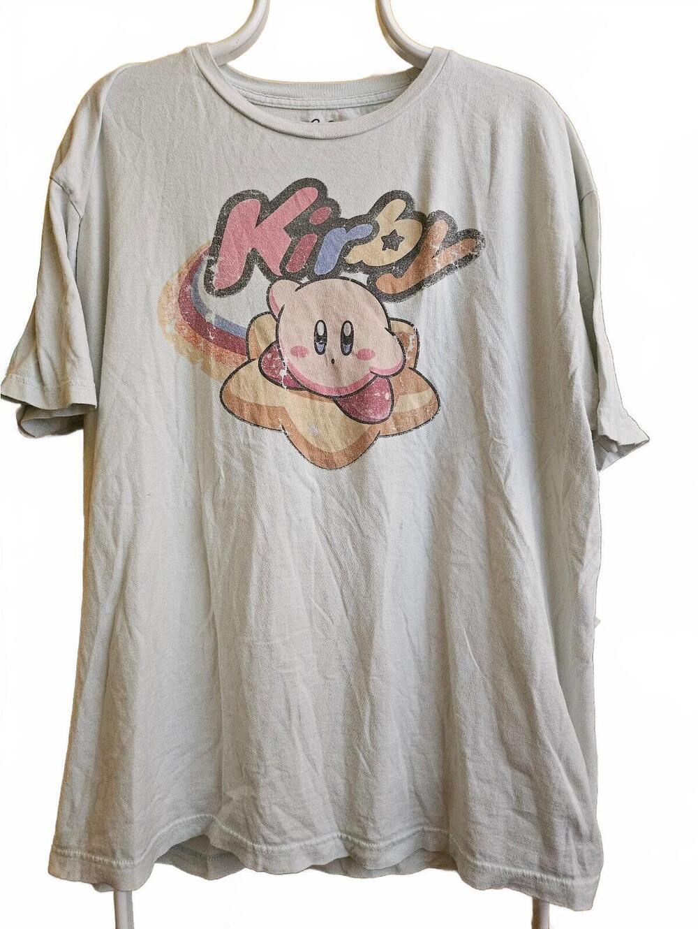 Kirby - Nintendo Short Sleeve Video Game T-shirt  - Adult Size XXL (2X) - EUC